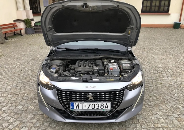 Peugeot 208 cena 49700 przebieg: 123000, rok produkcji 2020 z Łódź małe 529